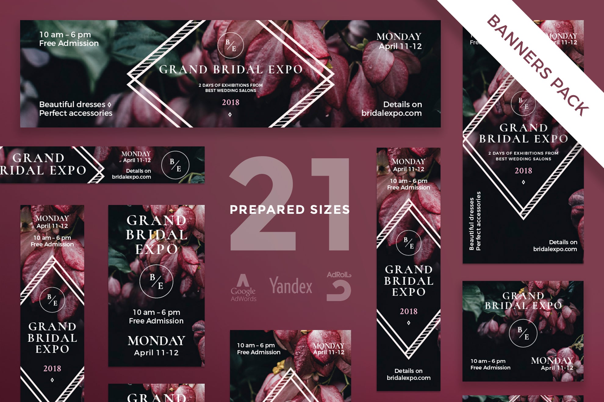 6 PINK BUNDLE POSTER PACK