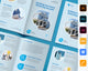 Building Services Company Bifold Brochure Template