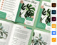 Flower Shop Bifold Brochure Template