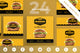 Burger House Cafe Social Media Templates Bundle