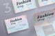 Fashion Shop Pastel Business Card Template