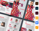 Fashion Designer Bifold Brochure Template