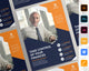 Finance Consultant Poster Template