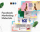 Ice Cream Shop Facebook Marketing Materials