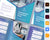 Medical Clinic Bifold Brochure Template - Amber Graphics