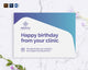 Medical Clinic Greeting Card Template