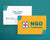 NGO Business Card Template - Amber Graphics