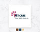 Pet Grooming Care Logo Template