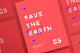 Save Earth Seminar Poster Template