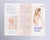 Skin Beauty Clinic Trifold Brochure Template - Amber Graphics