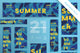 Summer Party Leaves Web Banner Templates Bundle