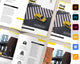 Taxi Services Bifold Brochure Template