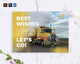 Trucking Logistics Greeting Card Template