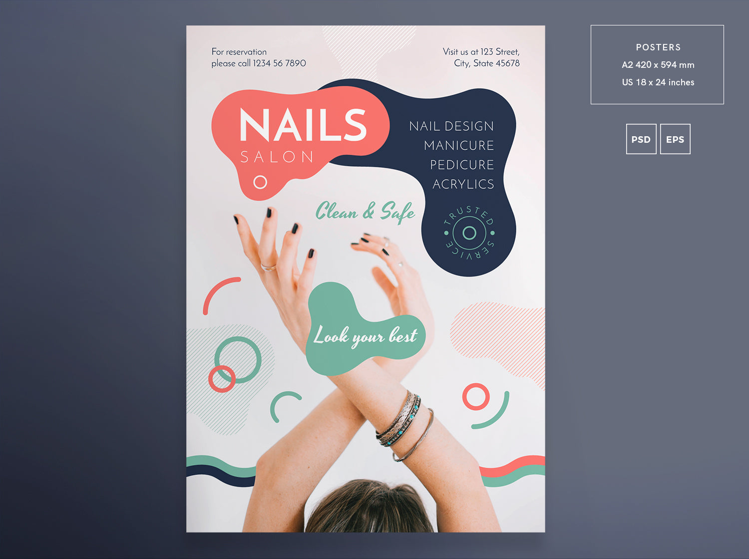 Nail Salon Special Offer Online Flyer Template - VistaCreate