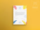 Pool Party Leaves Letterhead Template