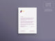 Fitness Personal Trainer Letterhead Template