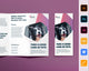 Pet, Grooming, Care Trifold Brochure Template