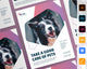 Pet, Grooming, Care Poster Template