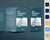Business Networking Trifold Brochure Template - Amber Graphics