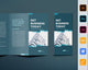 Business Networking Trifold Brochure Template