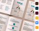 Yoga Instructor Bifold Brochure Template