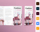 Fashion House Trifold Brochure Template