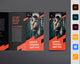 Gym Fitness Trifold Brochure Template