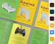 Gaming Company Bifold Brochure Template