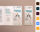 Yoga Instructor Trifold Brochure Template