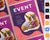 Event Management Poster Template - Amber Graphics
