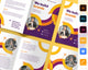 Branding Consultant Bifold Brochure Template