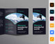 Tours and Travel Trifold Brochure Template