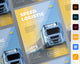 Trucking Logistics Poster Template