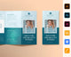 Beauty Market Trifold Brochure Template