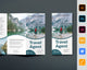Travel Agent Agency Trifold Brochure Template
