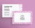 Wedding Planner Business Card Template - Amber Graphics
